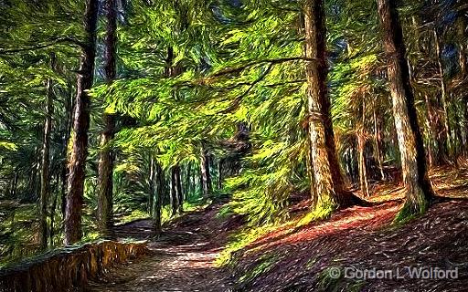 Hocking Hills Trail_DSCF06270-2art.jpg - Hocking Hills State Park photographed near Logan, Ohio, USA.